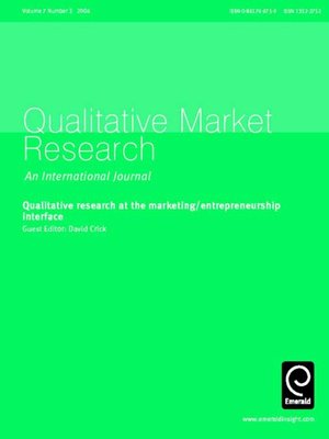 cover image of Qualitative Market Research: An International Journal, Volume 7, Issue 3